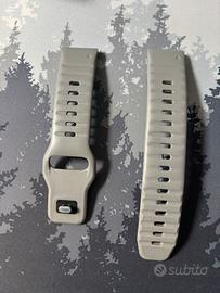 Braccialetto silicone grigio quick fit per garmin