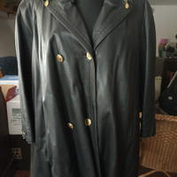 Pollini cappotto pelle vintage