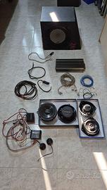 Impianto audio auto Coral JVC Pioneer Audison