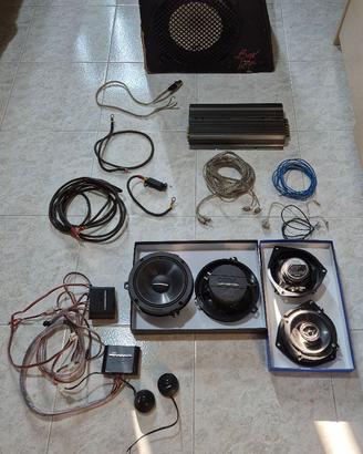 Impianto audio auto Coral JVC Pioneer Audison