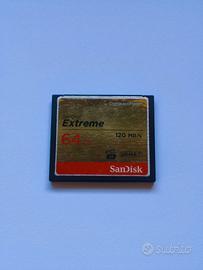 CompactFlash sandisk Extreme cf pro 64 gb 120 mb