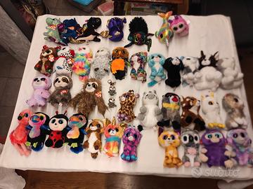 38 peluches Ty di vari animali 