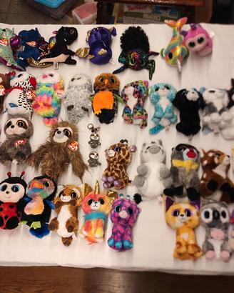 38 peluches Ty di vari animali 