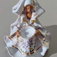 Statuina sarda decorata in ceramica