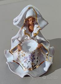 Statuina sarda decorata in ceramica