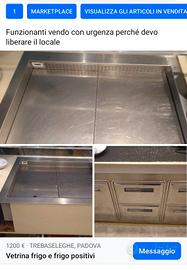 vetrina frigo e frigo per bar positivi 