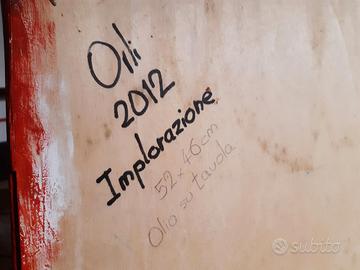 Opera olio su Tavola - artista Orli Ziv