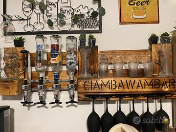 Dispenser Bar in Legno