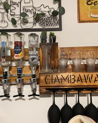 Dispenser Bar in Legno