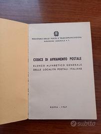 Codice di avviamento postale edizione 1967