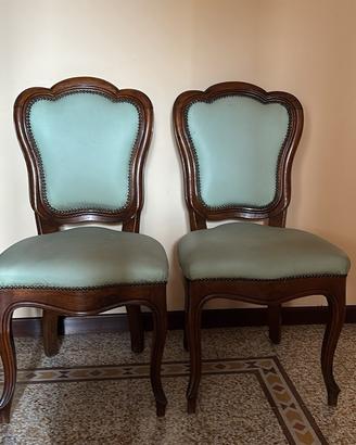 Due sedie Luigi Filippo