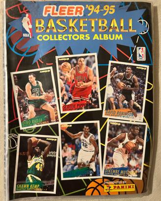 Album fleer '94-'95 NBA basketball (uncompleted)