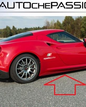 Coppia minigonne laterali anteriore Alfa Romeo 4C