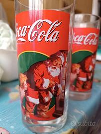 Bicchieri coca cola collezione Natale anni 90
