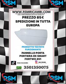 PANNELLO DX SMART FORTWO 451