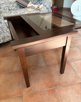 Tavolino in legno di campagna nuovo