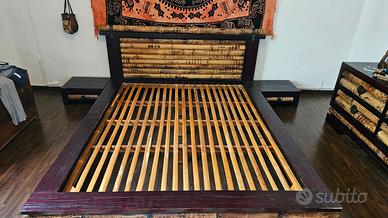 Camera etnica stile Thailandese futon