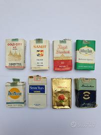 LOTTO 8 PACCHETTI VUOTI DA COLLEZIONE VINTAGE ‘80
