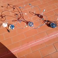 Lampadario + due lampade da tavolo