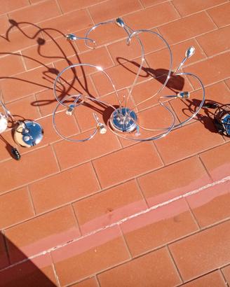 Lampadario + due lampade da tavolo
