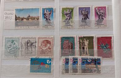 Francobolli Reubblica Italiana - anno 1975 
