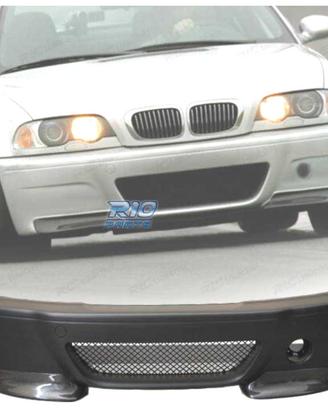 PARAURTI ANTERIORE BMW E46 M3 LOOK CSL SPLITTERS C
