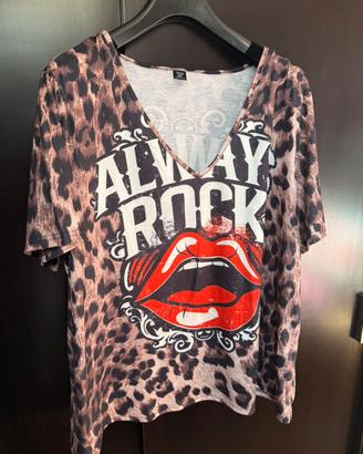 Maglietta leopardata shein
