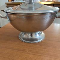 Zuppiera in acciaro inox anni 70
