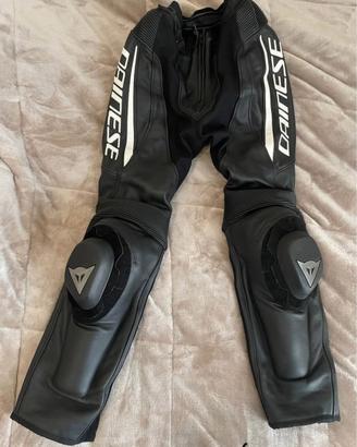 Pantalone moto in pelle dainese lady