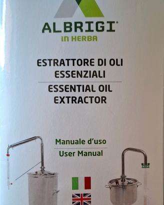 Estrattore distillatore Albrigi Spring 12 lt