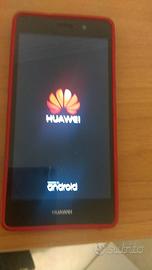 cellulare huawei p8 con cover