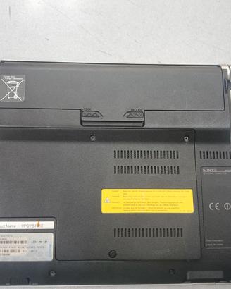 NOTEBOOK SONY VAIO NON FUNZIONANTE