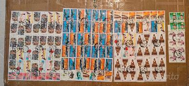 Stock 180+ Francobolli Cinesi usati per Decoupage
