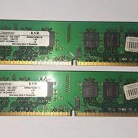 RAM DDR2 tot 2Gb (2 moduli) UDIMM 667 Mhz UDIMM