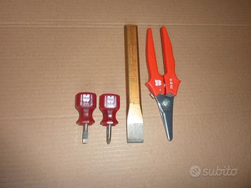 Set Wurth cacciaviti + scalpello lamiera + cesoia
