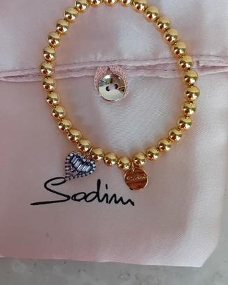 Bracciale Sodini cuoricino rosa