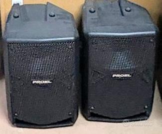 2 casse attive PROEL FLASH 8A
