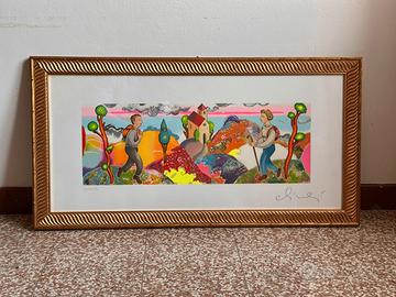 Viandanti - litografia numerata