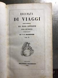 F.c. Marmocchi viaggi in asia 6 tomi completo 1842