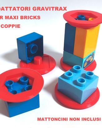 10X Gravitrax adattatori MAXI BRICKS stampa3D