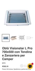 Oblò camper furgone van 700x500