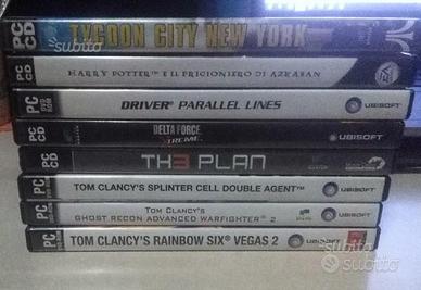 Lotto di 8 giochi per pc