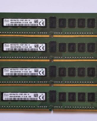 32GB (4x8GB) SK Hynix DDR4 2133MHz ECC Server RAM