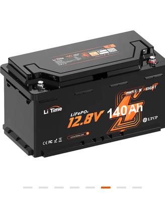 Batteria  LiFePO4 12v 140Ah –BMS e Bluetooth