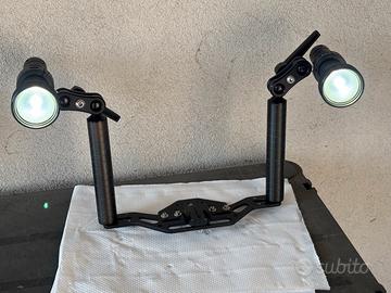 Kit illuminazione foto-video subacqueo