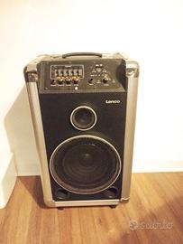 cassa amplificatore trolley con bluetooth Lenco