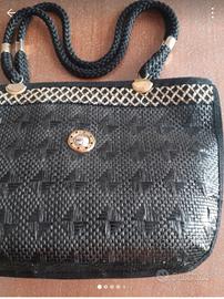 Borsa rigida nera Vintage