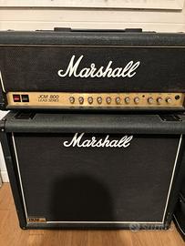 Ampli Marshall JCM800 2210 valvolare + cassa 2x12