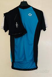 Completo sportivo uomo running ciclismo jogging