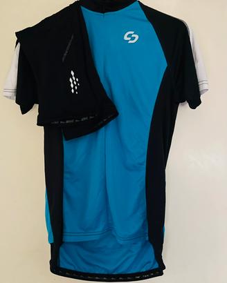 Completo sportivo uomo running ciclismo jogging